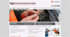 Desktop Screenshot of hm-elektrotechnik.de